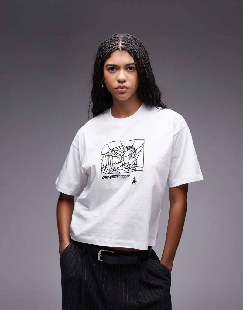 Carhartt WIP - Theory and Practice - Oversize-T-Shirt in Weiß von Carhartt WIP