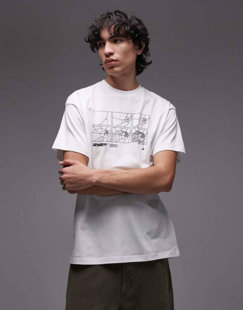 Carhartt WIP - Theory and Practice - T-Shirt in Weiß von Carhartt WIP