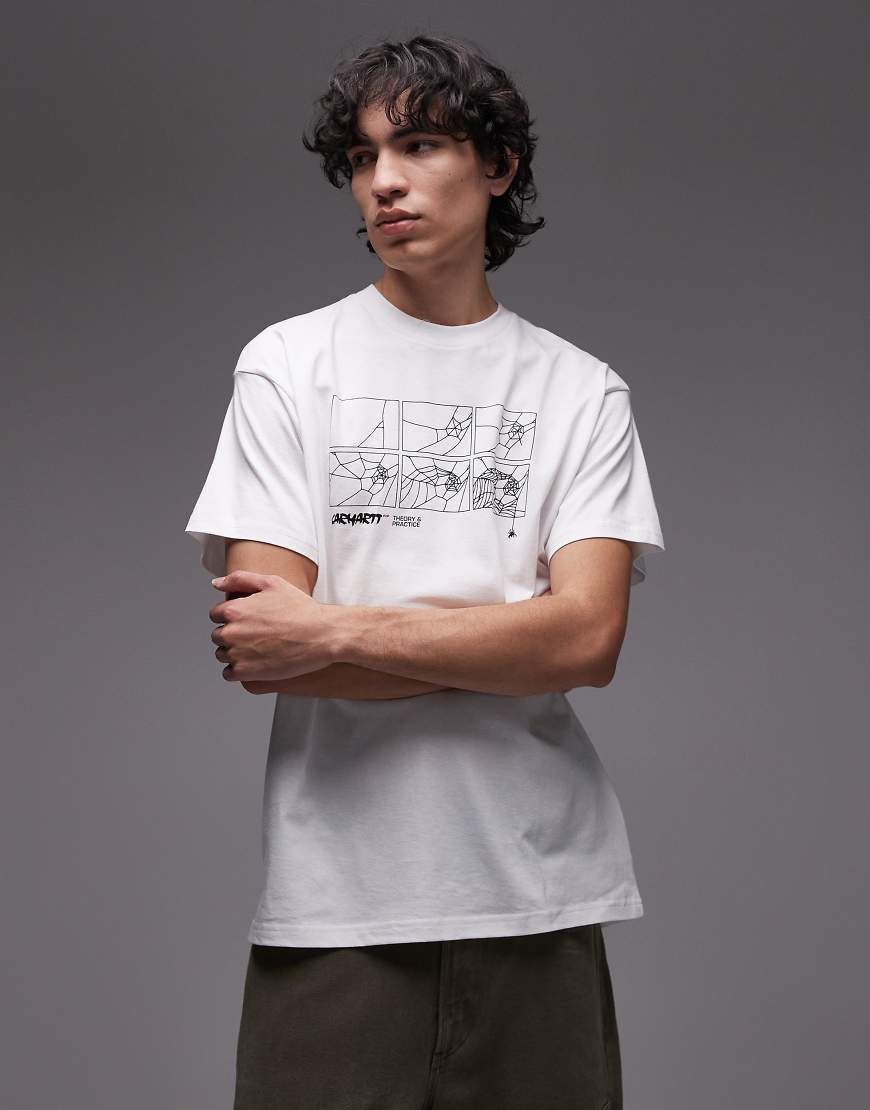 Carhartt WIP - Theory and Practice - T-Shirt in Weiß von Carhartt WIP