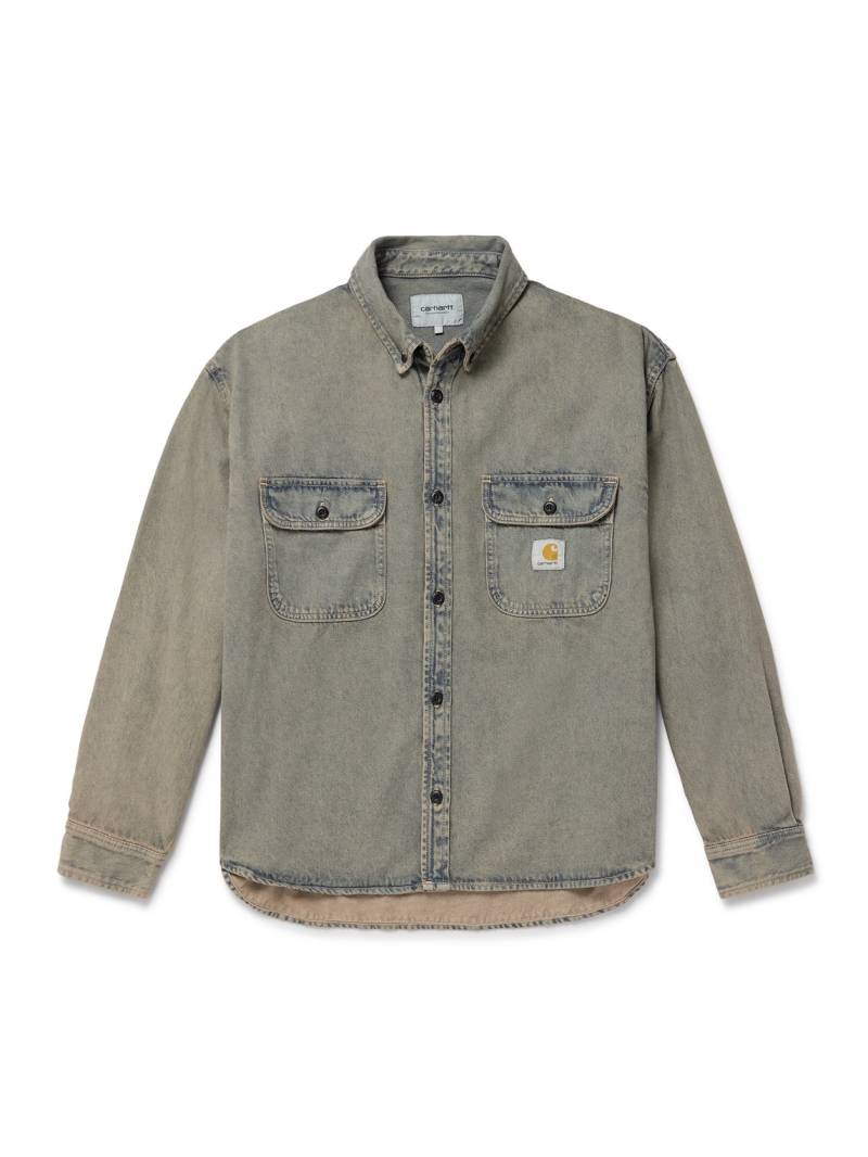 Carhartt WIP - Tigan Button-Down Collar Denim Shirt Jacket - Men - Blue - XL von Carhartt WIP