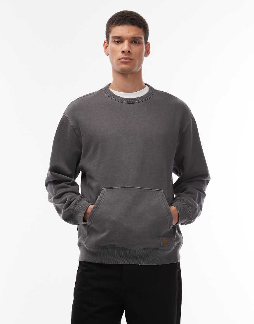 Carhartt WIP - Torian - Oversize-Sweatshirt in verwaschenem Schwarz von Carhartt WIP