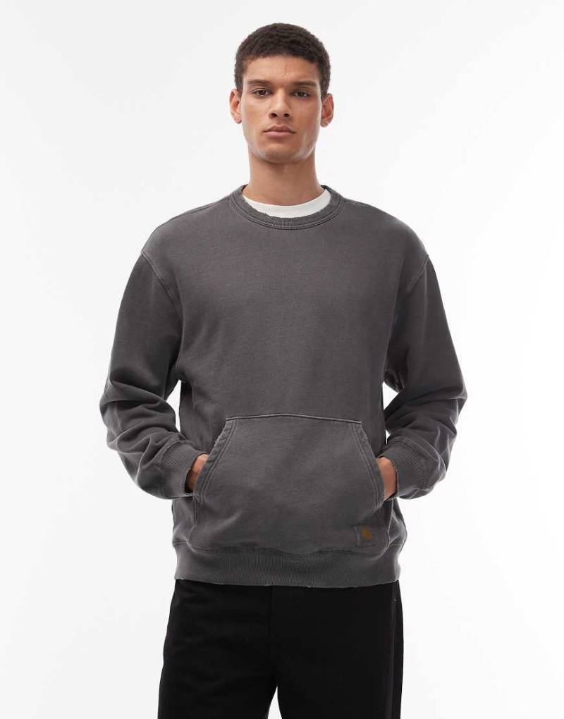 Carhartt WIP - Torian - Oversize-Sweatshirt in verwaschenem Schwarz von Carhartt WIP