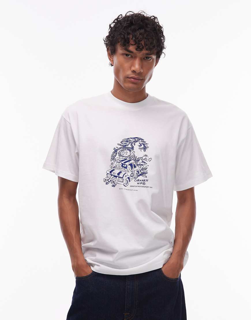 Carhartt WIP - Unit - Loose Fit T-Shirt in Weiß von Carhartt WIP