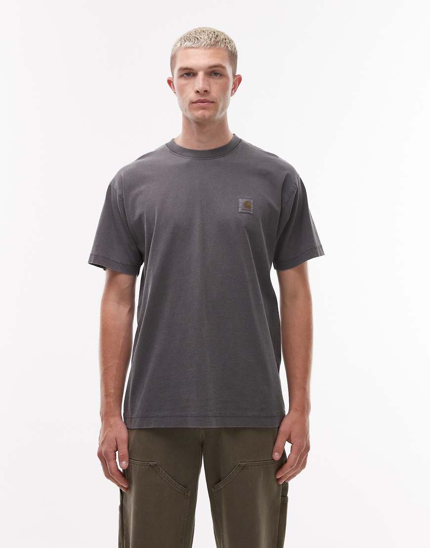 Carhartt WIP - Vista - Loose-Fit-T-Shirt in gewaschenem Schwarz von Carhartt WIP