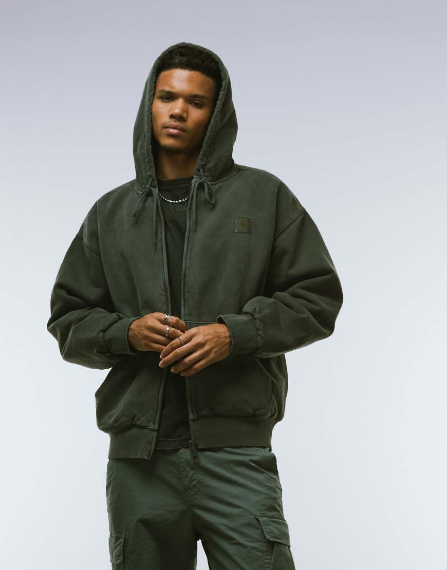 Carhartt WIP - Vista - Oversize-Kapuzenjacke in verwaschenem Schwarz von Carhartt WIP