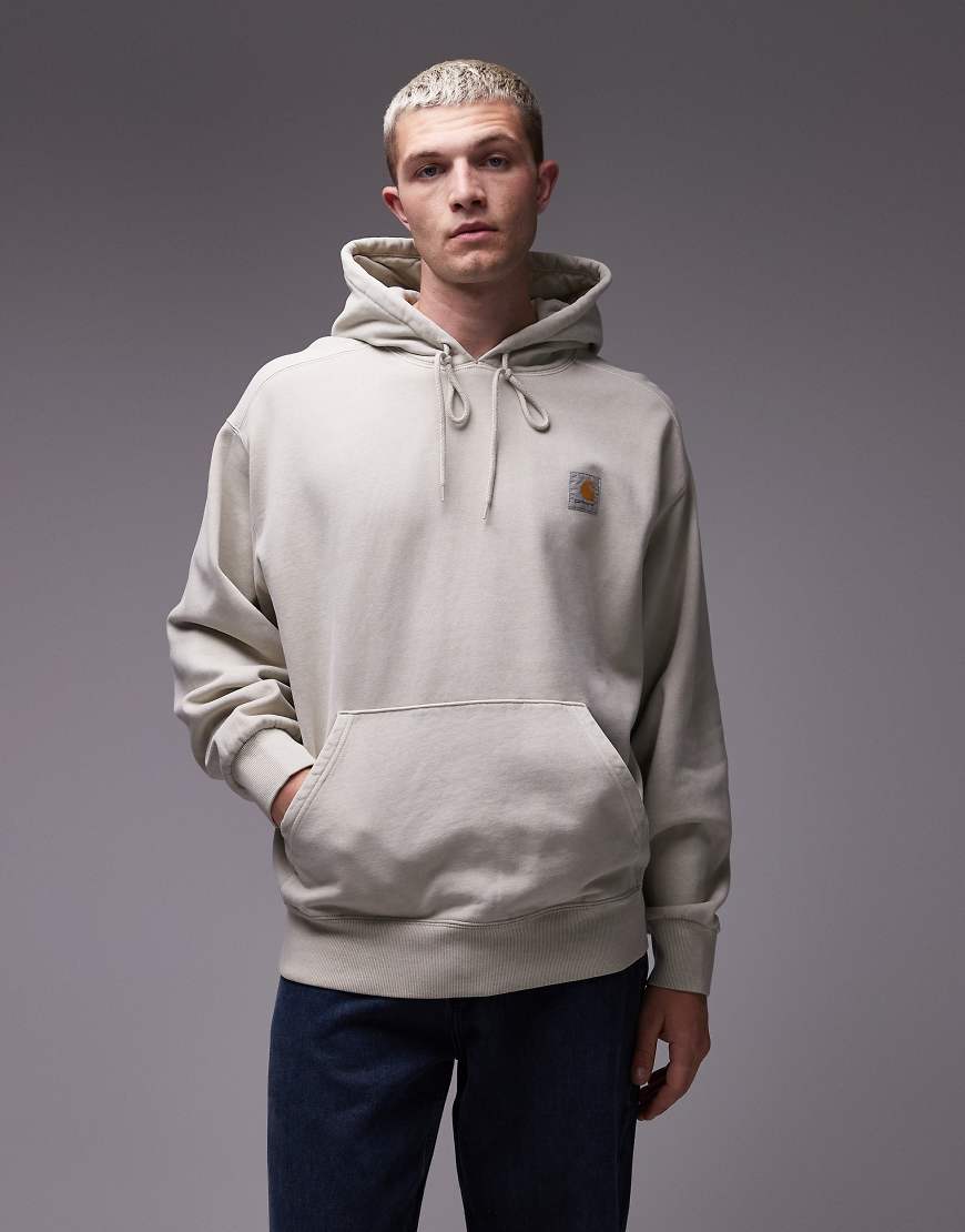 Carhartt WIP - Vista - Oversize-Kapuzenpullover in verwaschenem Beige-Neutral von Carhartt WIP