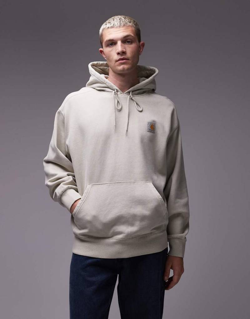 Carhartt WIP - Vista - Oversize-Kapuzenpullover in verwaschenem Beige-Neutral von Carhartt WIP