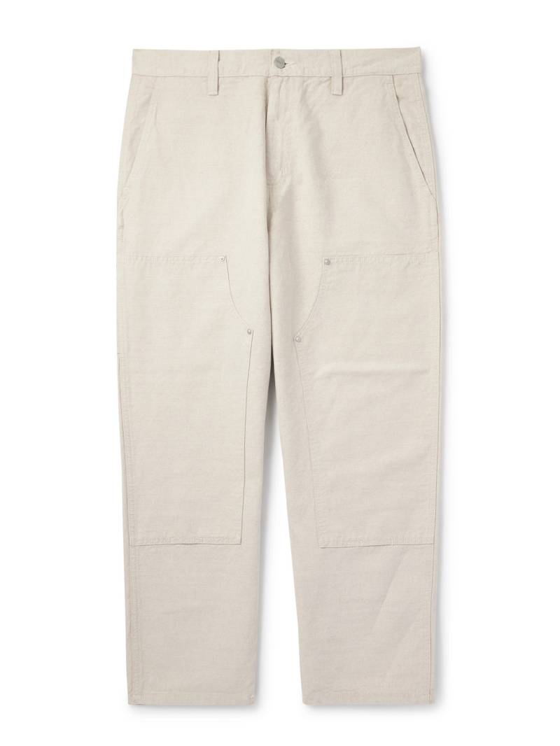 Carhartt WIP - Walter Double Knee Straight-Leg Cotton-Canvas Trousers - Men - Neutrals - XL von Carhartt WIP