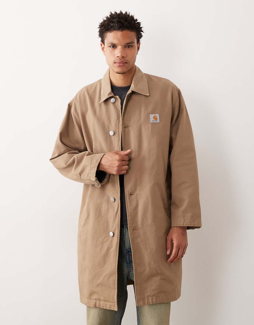 Carhartt WIP - Webster - Longline-Mantel in Hellbraun-Brown von Carhartt WIP
