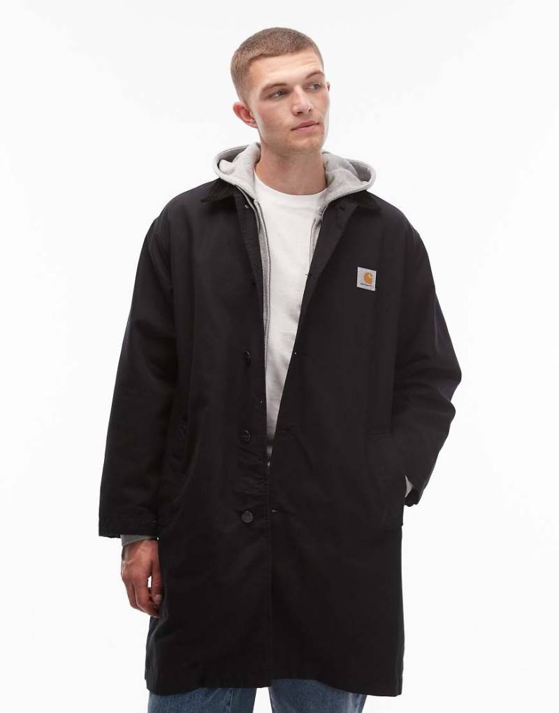Carhartt WIP - Webster - Longline-Mantel in Schwarz von Carhartt WIP