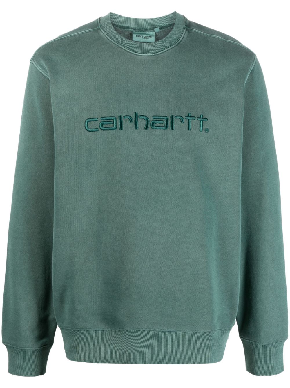 Carhartt WIP Sweatshirt mit Logo-Stickerei - Grün von Carhartt WIP