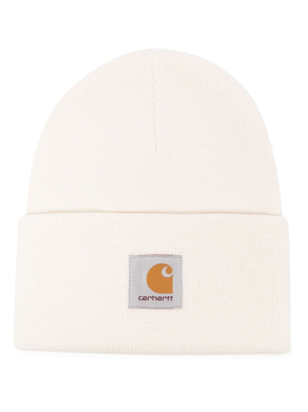 Carhartt WIP Gestrickte Beanie mit Logo-Patch - Nude von Carhartt WIP