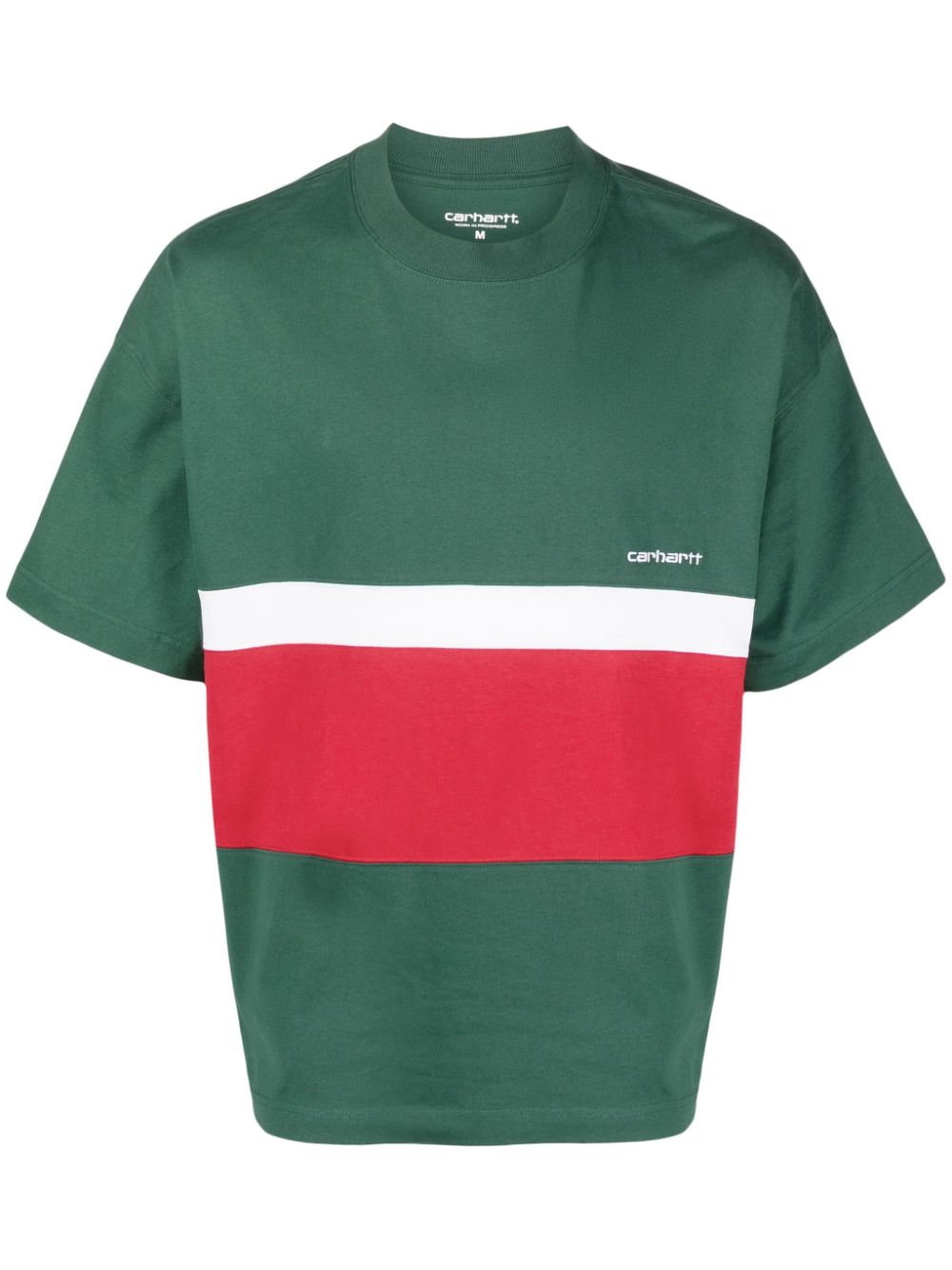 Carhartt WIP T-Shirt mit Streifendetail - Grün von Carhartt WIP