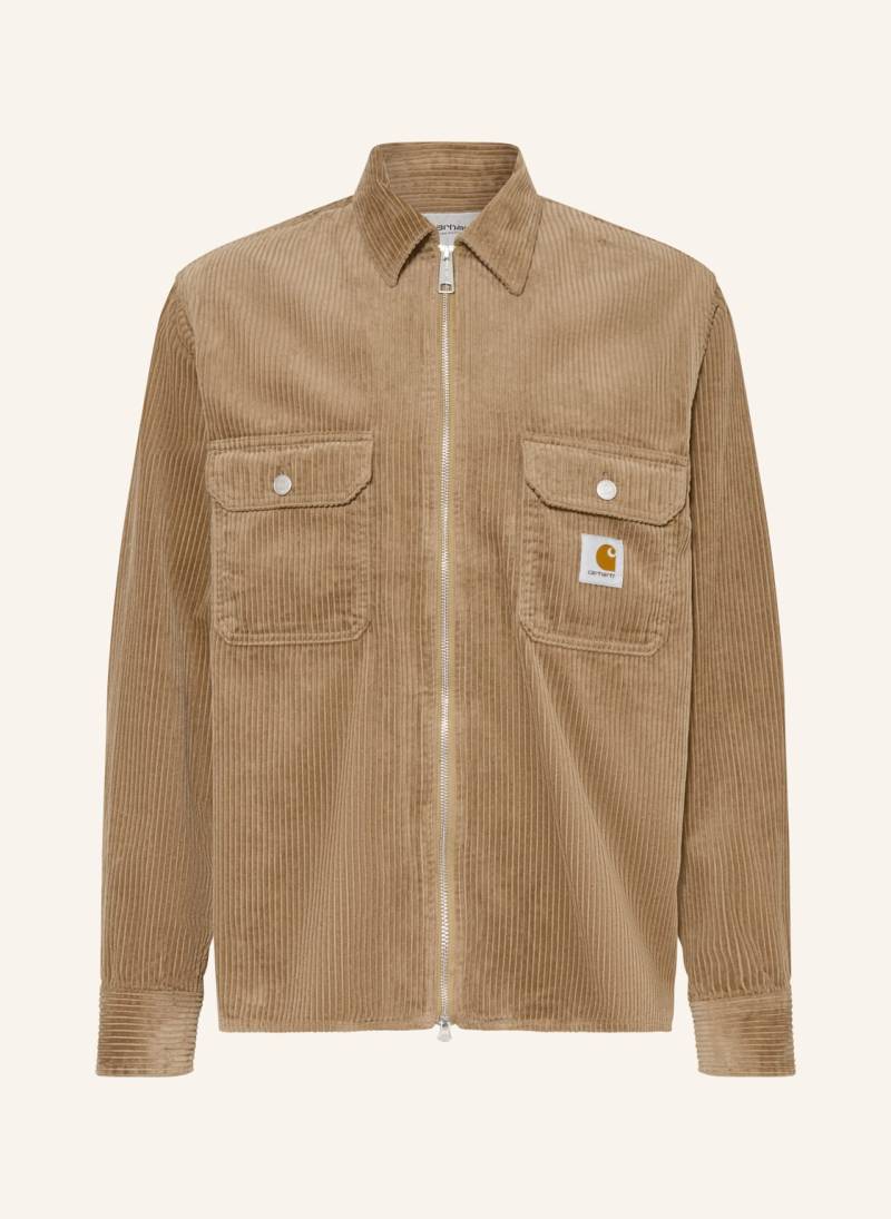 Carhartt Wip Cord-Overjacket Reynold beige von Carhartt WIP