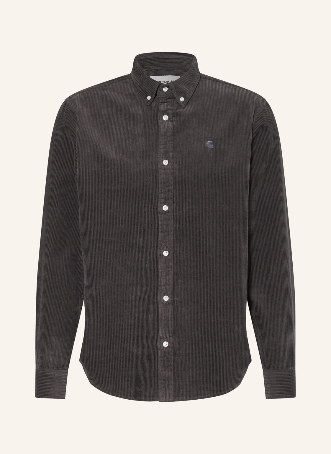 Carhartt Wip Cordhemd Madison Comfort Fit grau von Carhartt WIP