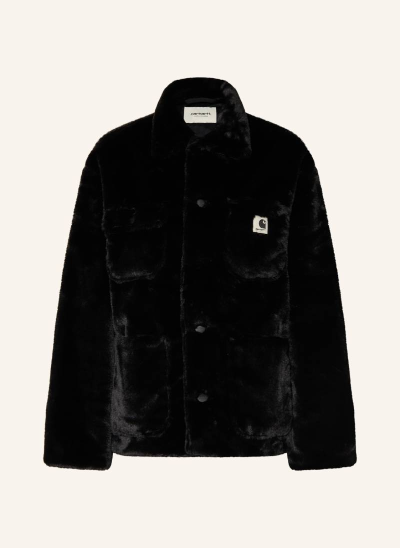 Carhartt Wip Kunstfell-Jacke Olney schwarz von Carhartt WIP