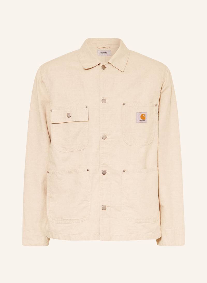 Carhartt Wip Overjacket Walter Mit Leinen beige von Carhartt WIP