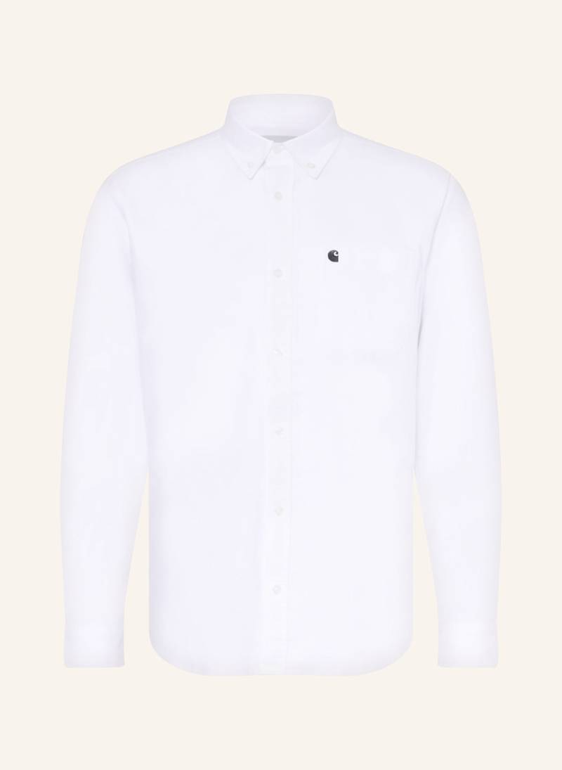 Carhartt Wip Oxfordhemd Regular Fit weiss von Carhartt WIP