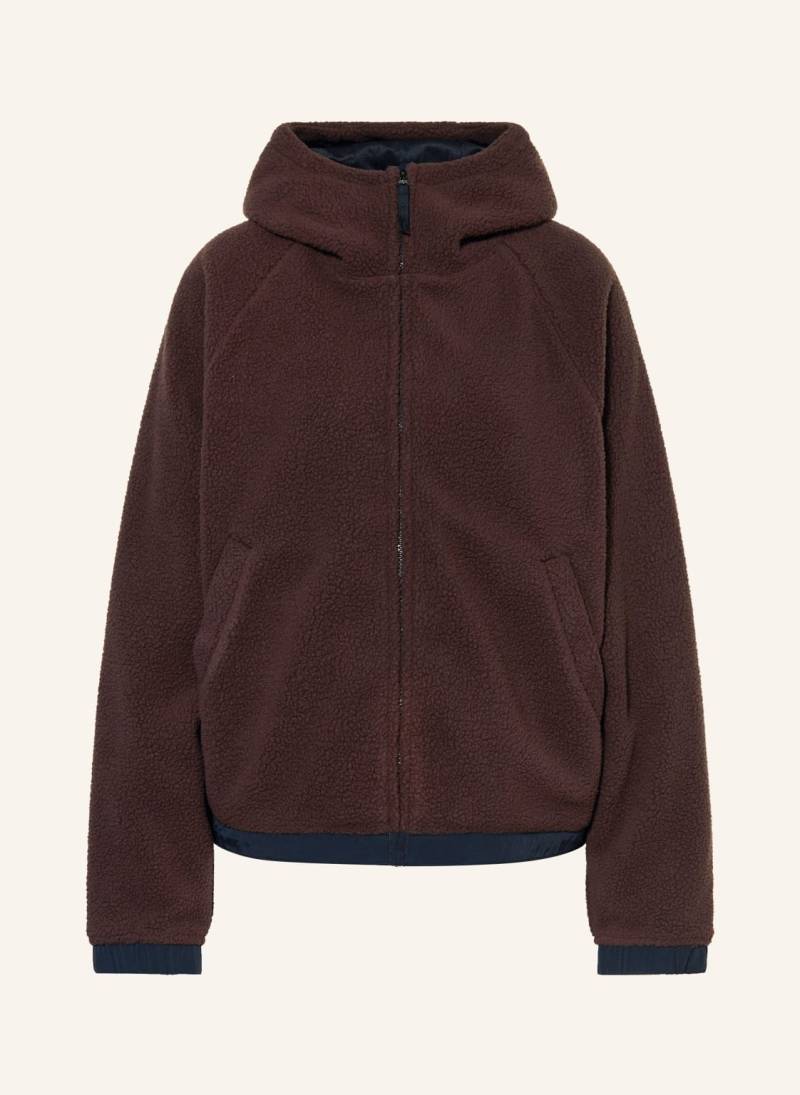 Carhartt Wip Teddyfell-Jacke Hooded Helix braun von Carhartt WIP