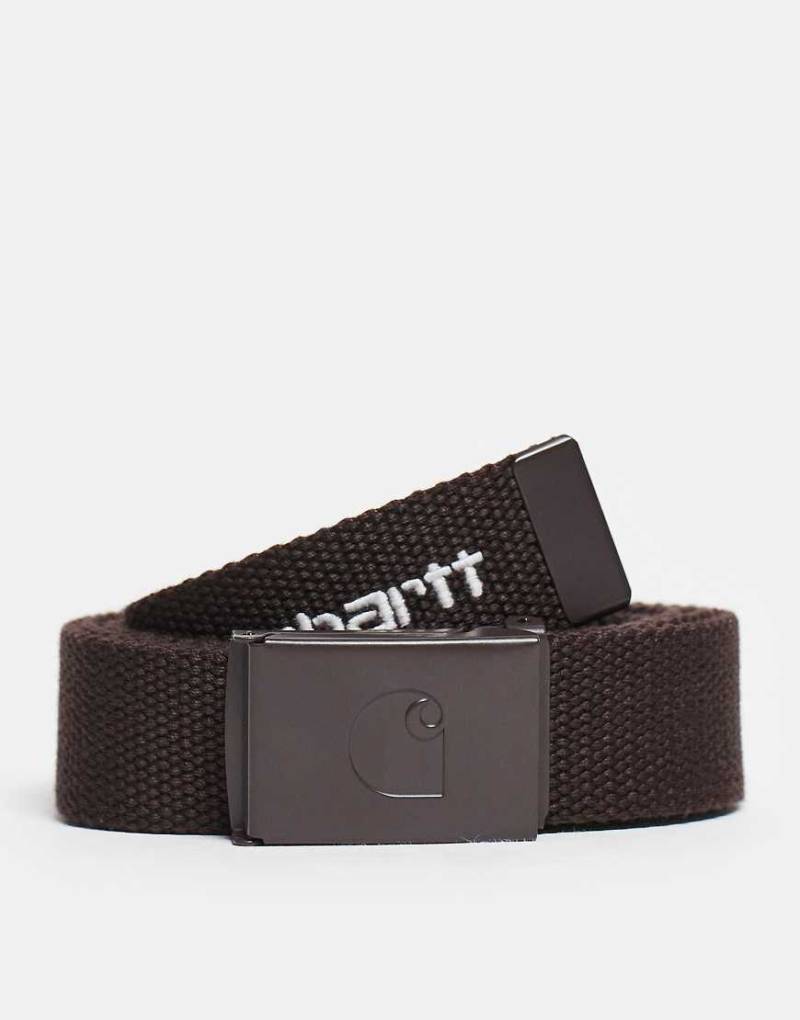 Gürtel in Braun mit Carhartt WIP C-Logo-Brown von Carhartt WIP