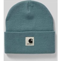 Carhartt Work In Progress Beanie mit Label-Detail Modell 'Ashley' in Eisblau, Größe 1 Carhartt Work In Progress Beanie mit Label-Detail Modell 'Ashley' in Eisblau, Größe 1 von Carhartt Work In Progress
