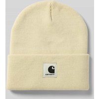 Carhartt Work In Progress Beanie mit Label-Detail Modell 'Ashley' in Offwhite, Größe 1 Carhartt Work In Progress Beanie mit Label-Detail Modell 'Ashley' in Offwhite, Größe 1 von Carhartt Work In Progress