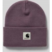 Carhartt Work In Progress Beanie mit Label-Patch Modell 'Ashley' in Lavender, Größe 1 Carhartt Work In Progress Beanie mit Label-Patch Modell 'Ashley' in Lavender, Größe 1 von Carhartt Work In Progress
