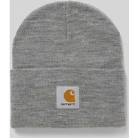 Carhartt Work In Progress Beanie mit Label-Patch Modell 'WATCH' in Hellgrau Melange, Größe 1 Carhartt Work In Progress Beanie mit Label-Patch Modell 'WATCH' in Hellgrau Melange, Größe 1 von Carhartt Work In Progress