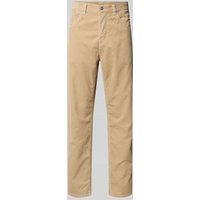 Carhartt Work In Progress Cordhose mit Eingrifftaschen Modell 'NEWEL' in Beige, Größe 31 von Carhartt Work In Progress