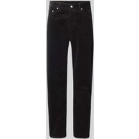 Carhartt Work In Progress Cordhose mit Eingrifftaschen Modell 'NEWEL' in Black, Größe 32 von Carhartt Work In Progress