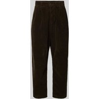 Carhartt Work In Progress Cordhose mit Gesäßtaschen Modell 'EVAN' in Dunkelbraun, Größe 29 von Carhartt Work In Progress