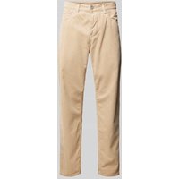 Carhartt Work In Progress Cordhose mit Label-Detail Modell 'NEWEL' in Beige, Größe 29 von Carhartt Work In Progress