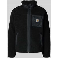 Carhartt Work In Progress Fleecejacke mit Brusttasche Modell 'PRENTIS LINER' in Black, Größe XXL Carhartt Work In Progress Fleecejacke mit Brusttasche Modell 'PRENTIS LINER' in Black, Größe XXL von Carhartt Work In Progress
