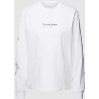 Carhartt Work In Progress Longsleeve mit Motiv-Print Modell 'SAFETY PIN' in Weiss, Größe XS von Carhartt Work In Progress