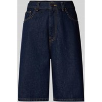 Carhartt Work In Progress Loose Fit Jeansshorts mit Eingrifftaschen Modell 'Brandon' in Dunkelblau, Größe M Carhartt Work In Progress Loose Fit Jeansshorts mit Eingrifftaschen Modell 'Brandon' in Dunkelblau, Größe M von Carhartt Work In Progress