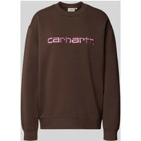 Carhartt Work In Progress Oversized Sweatshirt mit Label-Stitching in Hazel, Größe S Carhartt Work In Progress Oversized Sweatshirt mit Label-Stitching in Hazel, Größe S von Carhartt Work In Progress