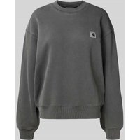 Carhartt Work In Progress Oversized Sweatshirt mit gerippten Abschlüssen Modell 'NELSON' in Anthrazit, Größe XS Carhartt Work In Progress Oversized Sweatshirt mit gerippten Abschlüssen Modell 'NELSON' in Anthrazit, Größe XS von Carhartt Work In Progress