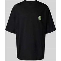 Carhartt Work In Progress Oversized T-Shirt mit Motiv-Print Modell 'Helix' in Black, Größe XXL Carhartt Work In Progress Oversized T-Shirt mit Motiv-Print Modell 'Helix' in Black, Größe XXL von Carhartt Work In Progress