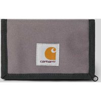 Carhartt Work In Progress Portemonnaie mit Label-Patch Modell 'Alec' in Anthrazit, Größe 1 von Carhartt Work In Progress