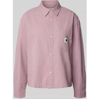 Carhartt Work In Progress Regular Fit Bluse mit Brusttasche Modell 'Toland' in Rosa, Größe L von Carhartt Work In Progress