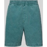 Carhartt Work In Progress Regular Fit Cordshorts mit elastischem Bund Modell 'REYNOLD' in Dunkelgruen, Größe M von Carhartt Work In Progress