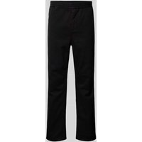 Carhartt Work In Progress Regular Fit Hose mit seitlichen Eingrifftaschen Modell 'FLINT' in Black, Größe L von Carhartt Work In Progress