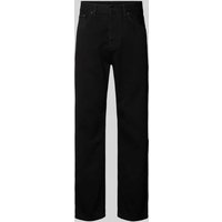 Carhartt Work In Progress Regular Fit Jeans im 5-Pocket-Design Modell 'NEWEL' in Black, Größe 30 von Carhartt Work In Progress