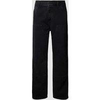 Carhartt Work In Progress Regular Fit Jeans mit verstärktem Kniebereich in Black, Größe 29/32 von Carhartt Work In Progress