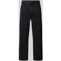 Carhartt Work In Progress Regular Fit Jeans mit verstärktem Kniebereich in Black, Größe 34/32 von Carhartt Work In Progress