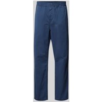 Carhartt Work In Progress Relaxed Fit Hose mit elastischem Bund Modell 'FLINT' in Marine, Größe XXL von Carhartt Work In Progress