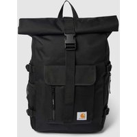 Carhartt Work In Progress Rucksack mit Label-Patch Modell 'PHILIS' in Black, Größe 1 von Carhartt Work In Progress
