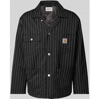 Carhartt Work In Progress Sakko mit Label-Patch Modell 'SEATON' in Black, Größe L von Carhartt Work In Progress