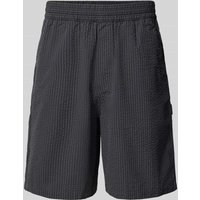 Carhartt Work In Progress Shorts mit elastischem Bund Modell 'Toland' in Black, Größe M von Carhartt Work In Progress