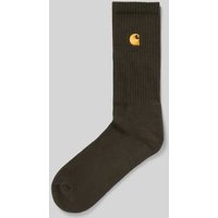 Carhartt Work In Progress Socken mit Logo-Stitching in Khaki, Größe 1 von Carhartt Work In Progress
